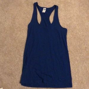 PINK Blue Tank Top